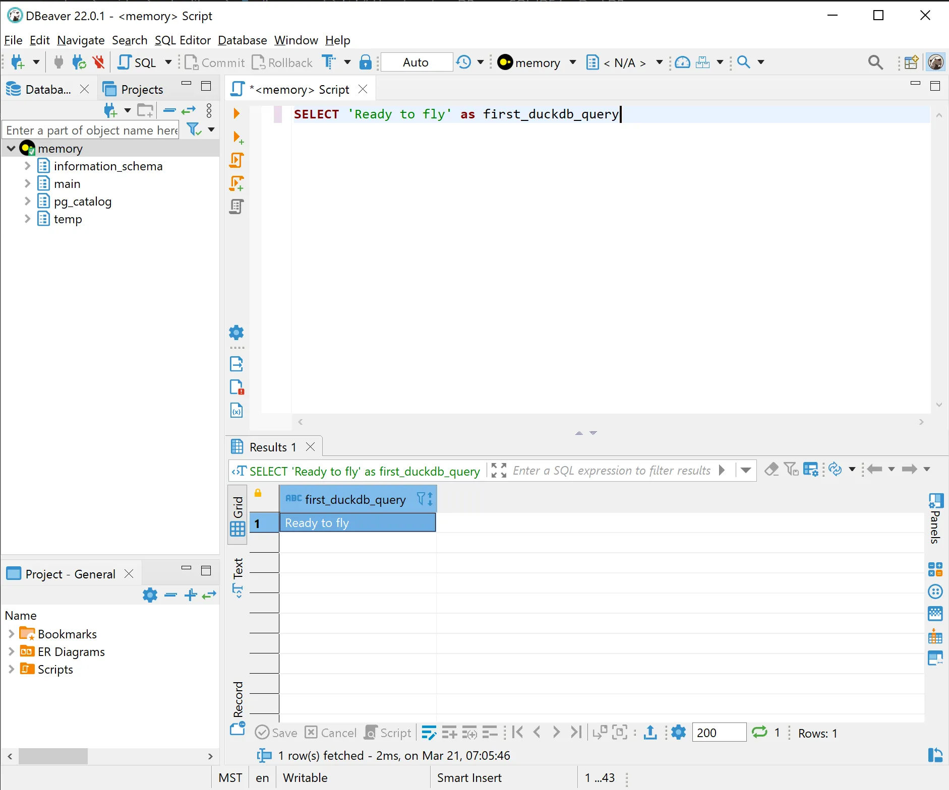 DBeaver Connection Screenshot
